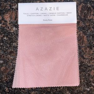 Azazie dusty rose color swatch